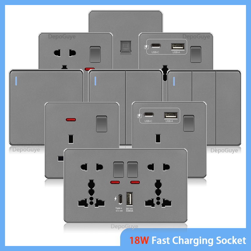 UK 13A with USB Type-c 18W Qui - Home Decor Uk review and price