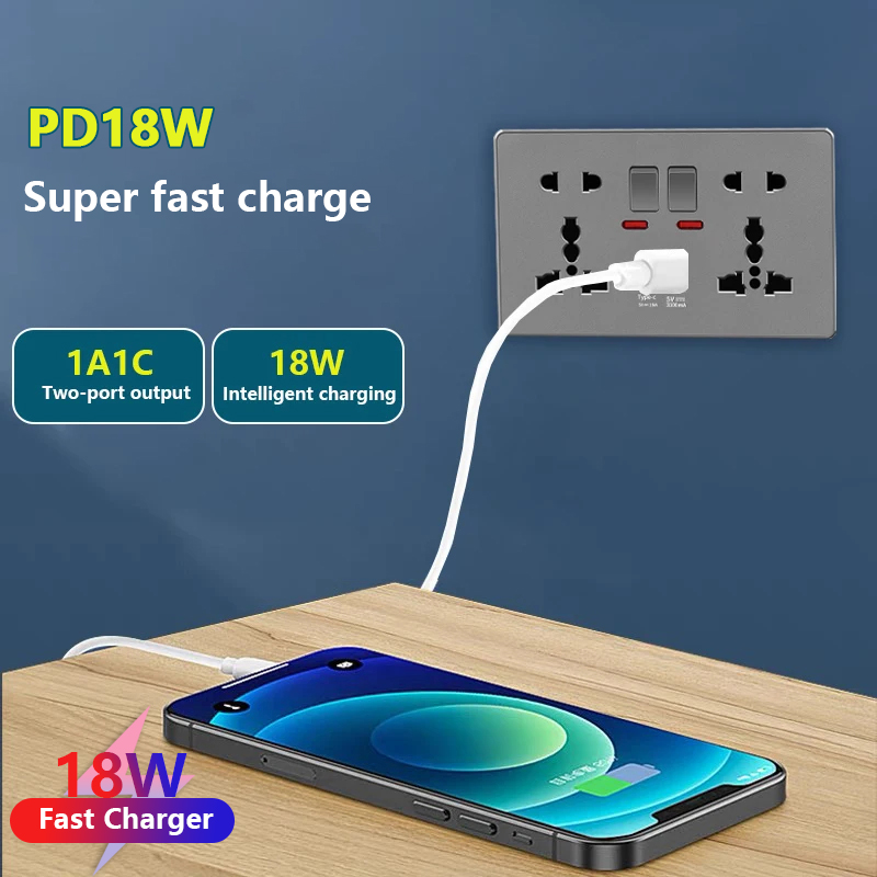 UK 13A with USB Type-c 18W Qui - Home Decor Uk review and price