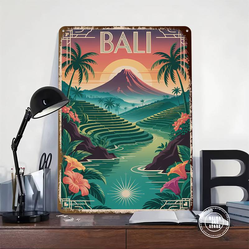 Bali Travel Art Deco Style Pos - Home Decor Bali review and price