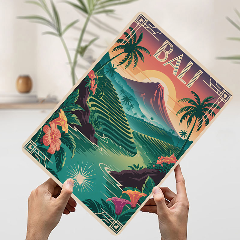 Bali Travel Art Deco Style Pos - Home Decor Bali review and price