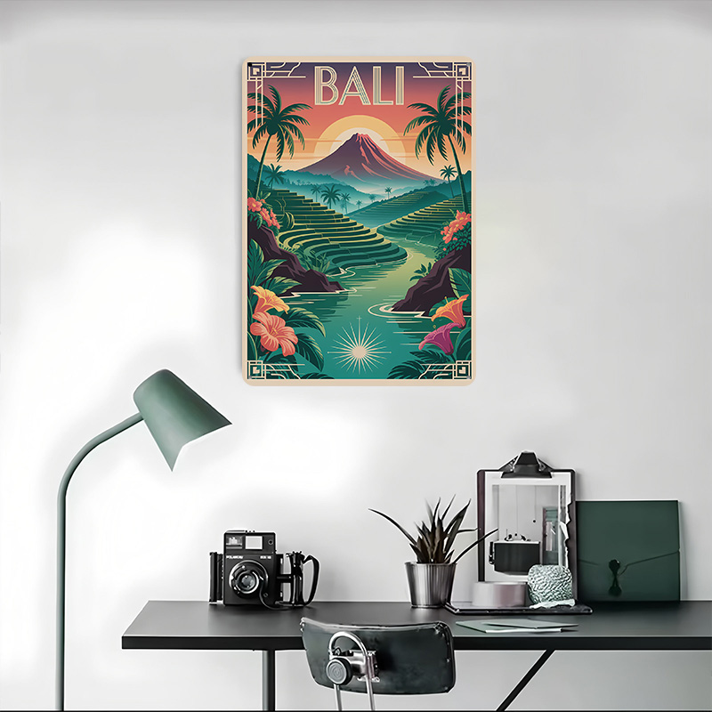 Bali Travel Art Deco Style Pos - Home Decor Bali review and price