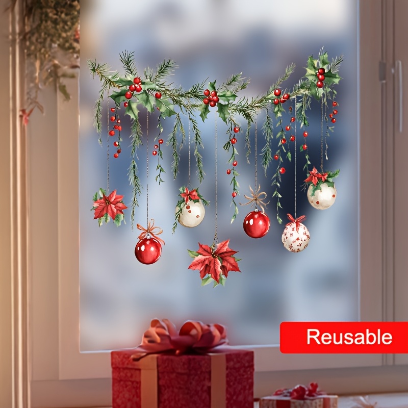 Christmas Windows Sticker Merr - Home Decor Xmas Gifts review and price