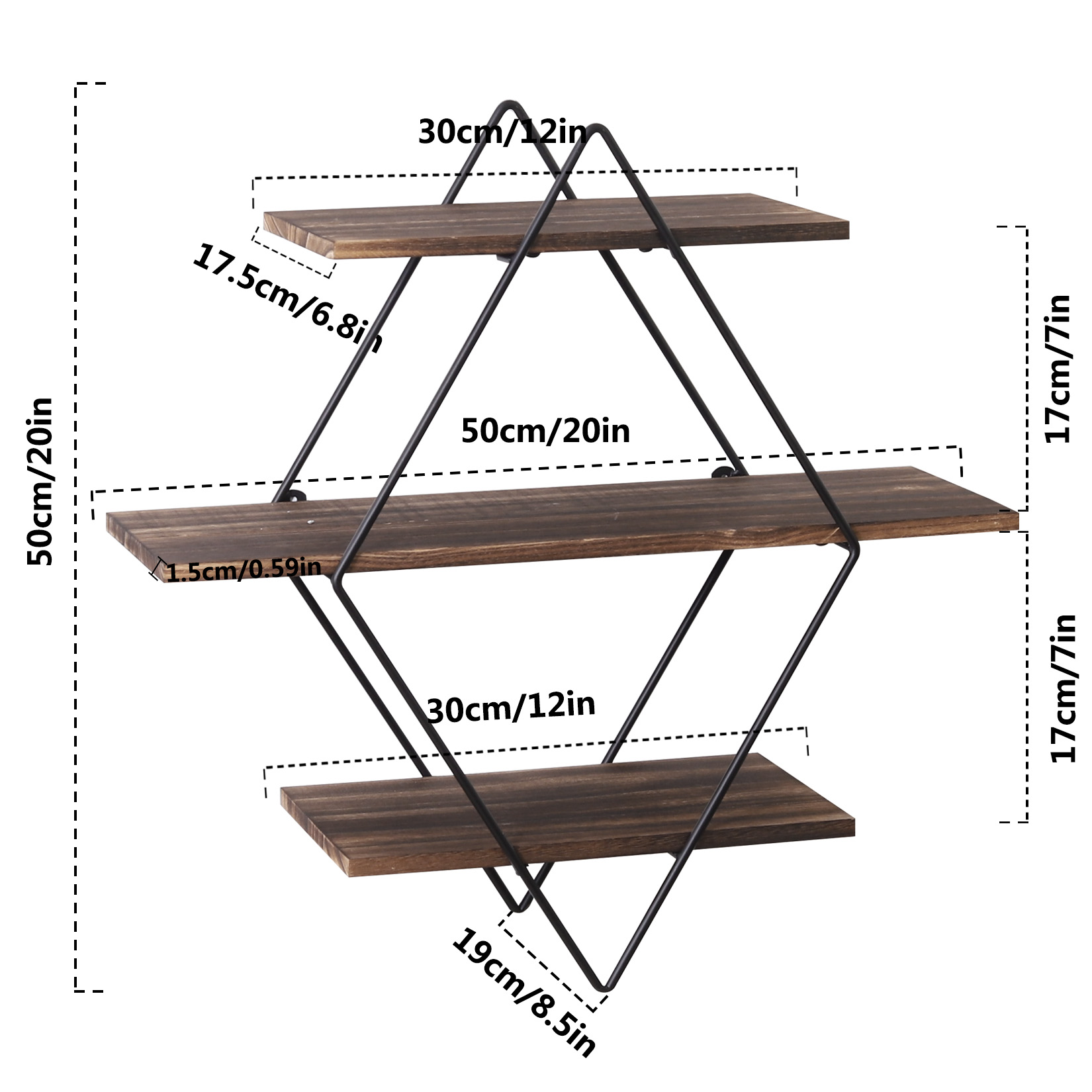 Wall Mounted Rustic Floating S - Home Decor Ikea review and price
