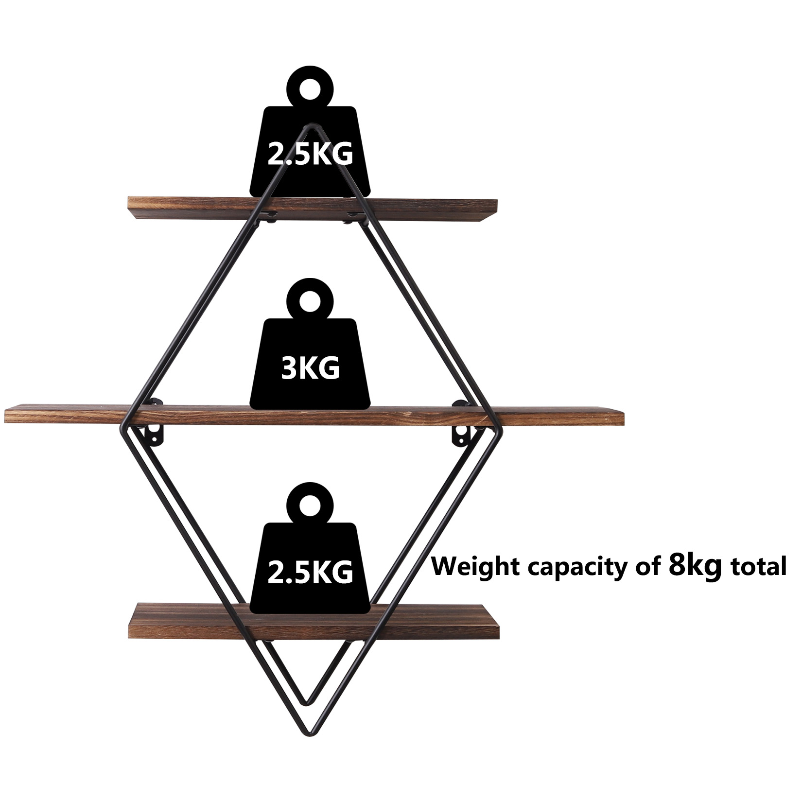 Wall Mounted Rustic Floating S - Home Decor Ikea review and price