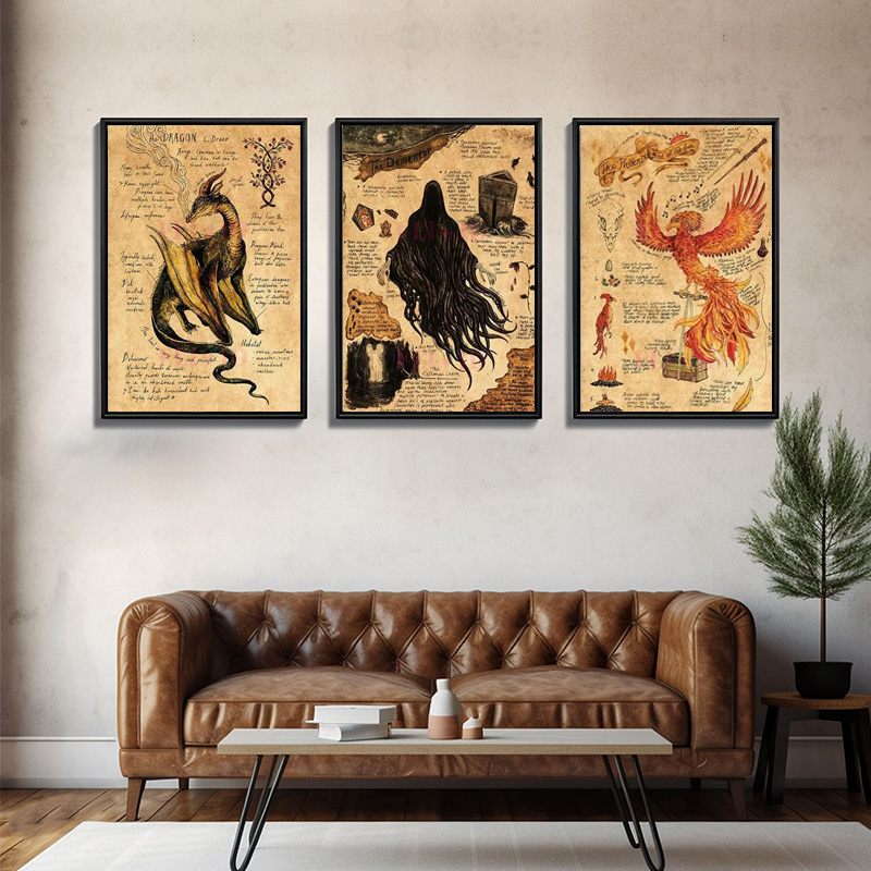 Retro Animal Unicorn Poster Ae - Home Decor Ikea review and price