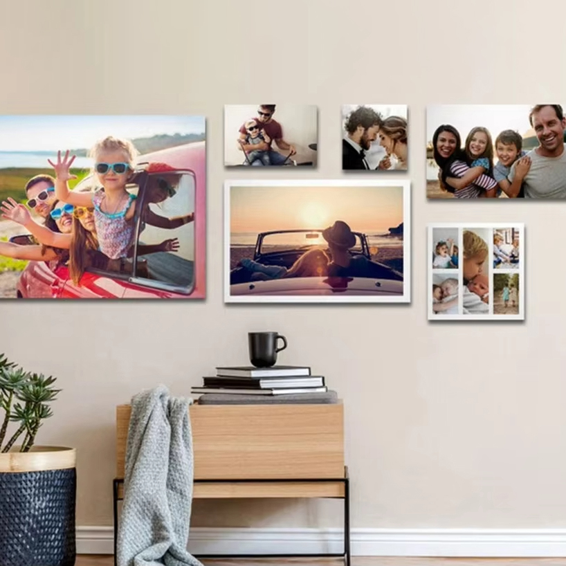 Custom Frameless Photo Canvas  - Home Decor Wall Pictures review and price