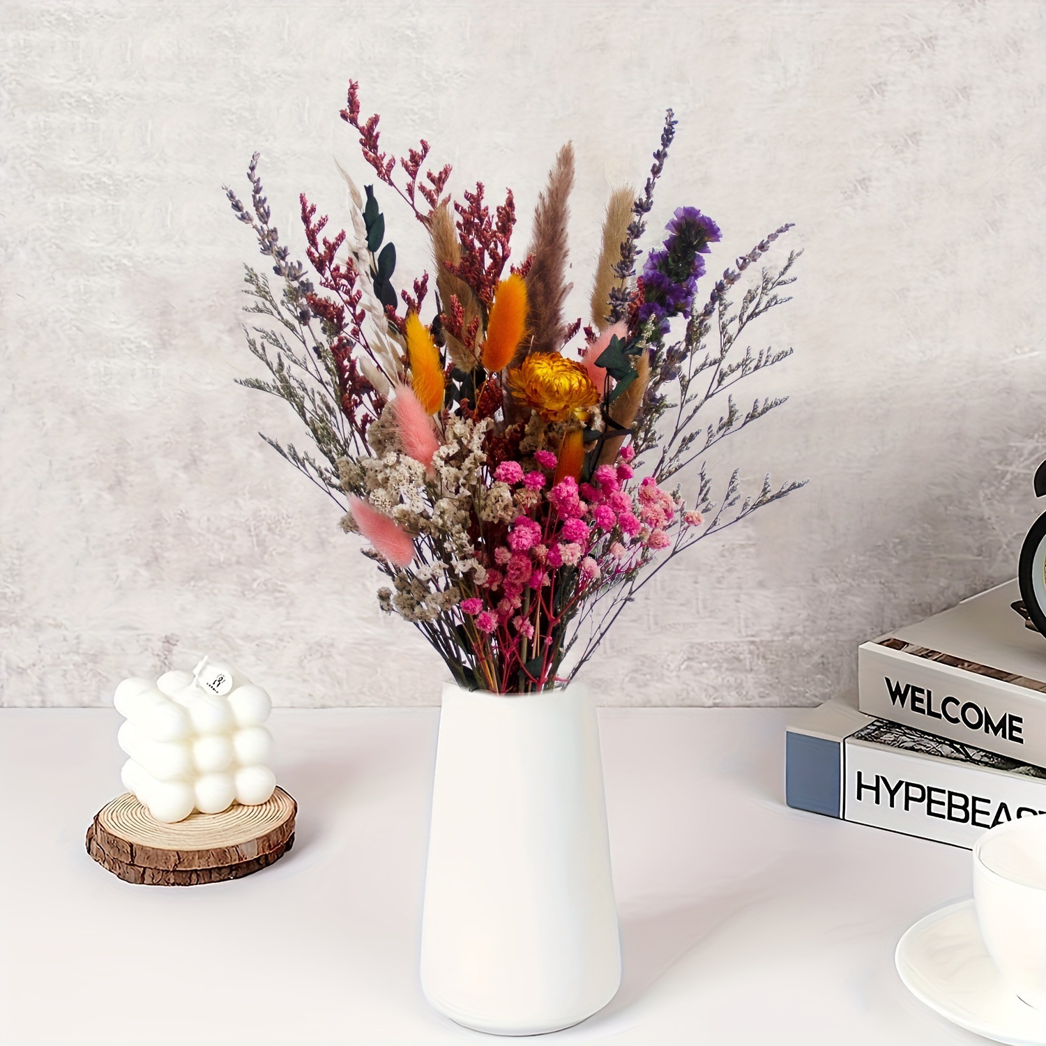 INS Style Dried Baby's Breath  - Home Decor Minimalist Style review and price