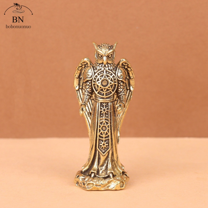 Retro Brass Owl Knight Prophet - Home Decor Korea review and price