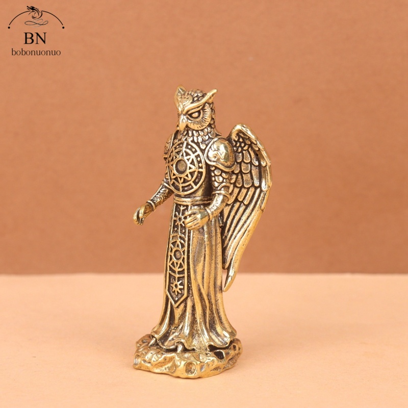 Retro Brass Owl Knight Prophet - Home Decor Korea review and price