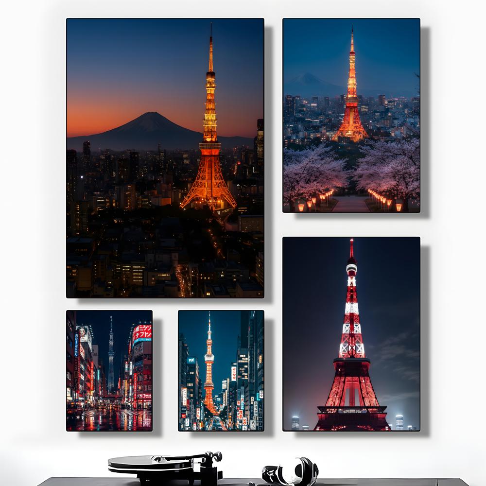 Tokyo Tower Night View Landmar - Home Decor Tokyo review and price