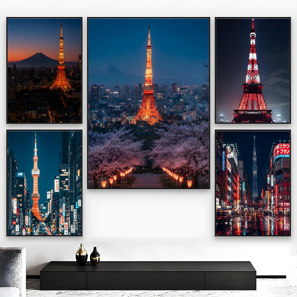 Tokyo Tower Night View Landmar - Home Decor Tokyo review and price