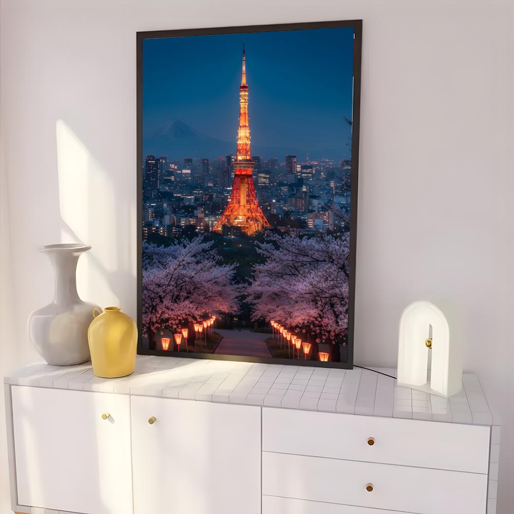 Tokyo Tower Night View Landmar - Home Decor Tokyo review and price