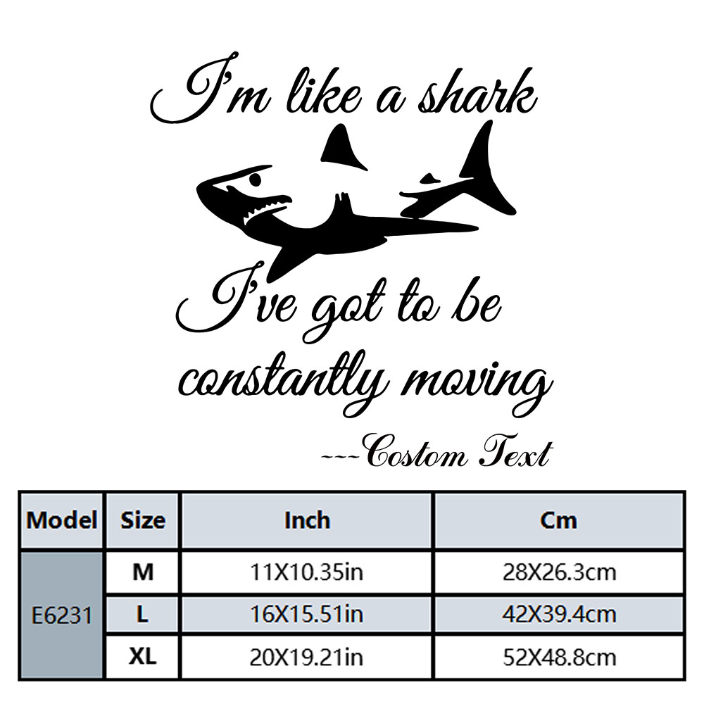 1PC NEW Shark Custom Name Self - Home Decor Wallpaper review and price