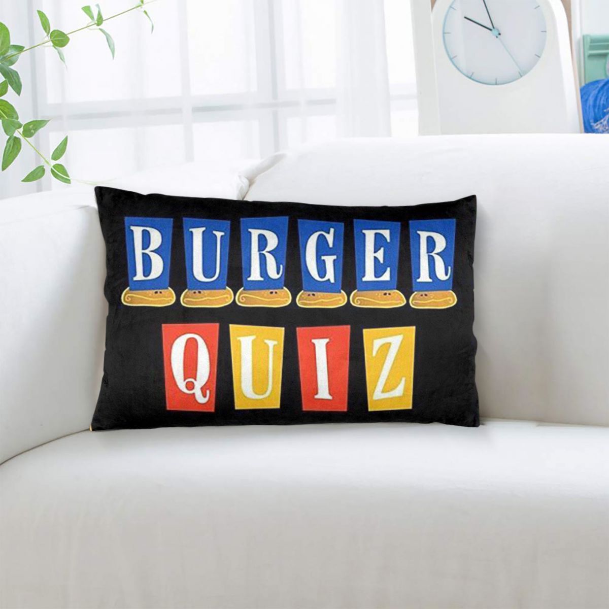 Burger Quiz New Logo Rectangle - Home Decor Quiz review and price