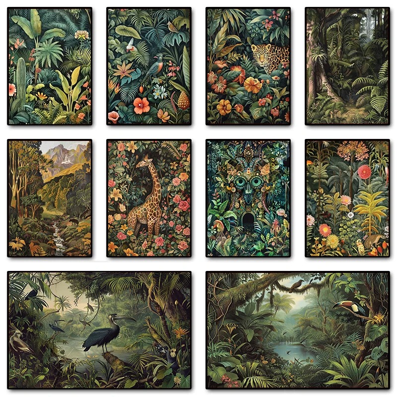 Tropical Jungle Wild Leopard P - Home Decor Ikea review and price