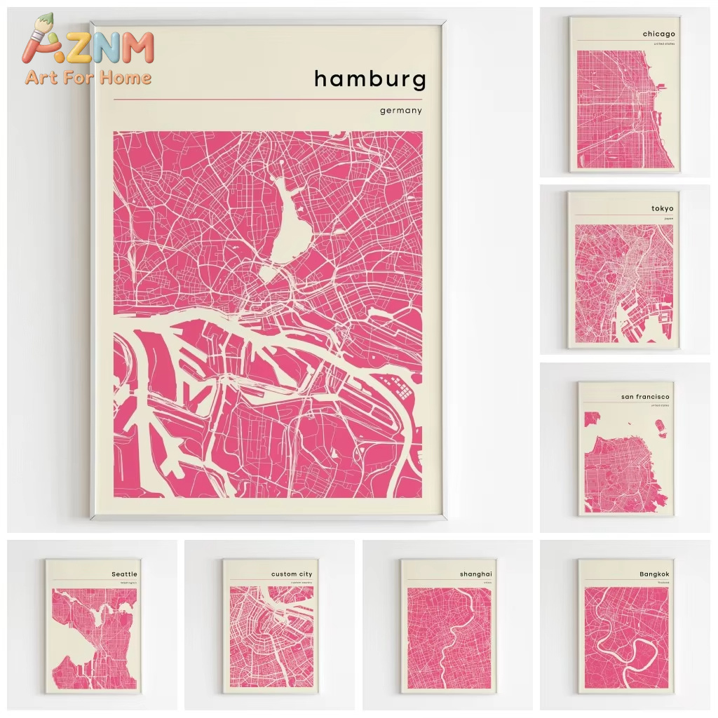 1PC,City Maps Posters and Prin - Home Decor Tokyo review and price