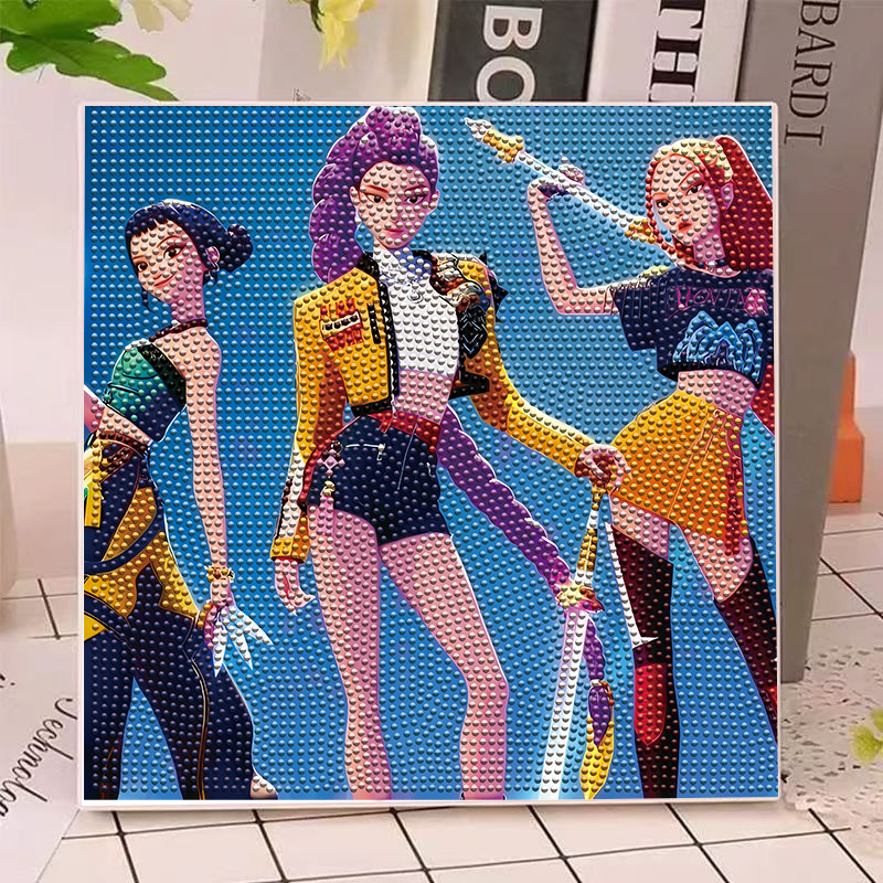 Anime Hunters Gilrs Lumi Mila  - Home Decor Wall Pictures review and price