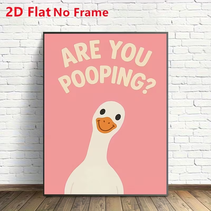 Modern Pink Are You Pooping Qu - Home Decor Nz review and price
