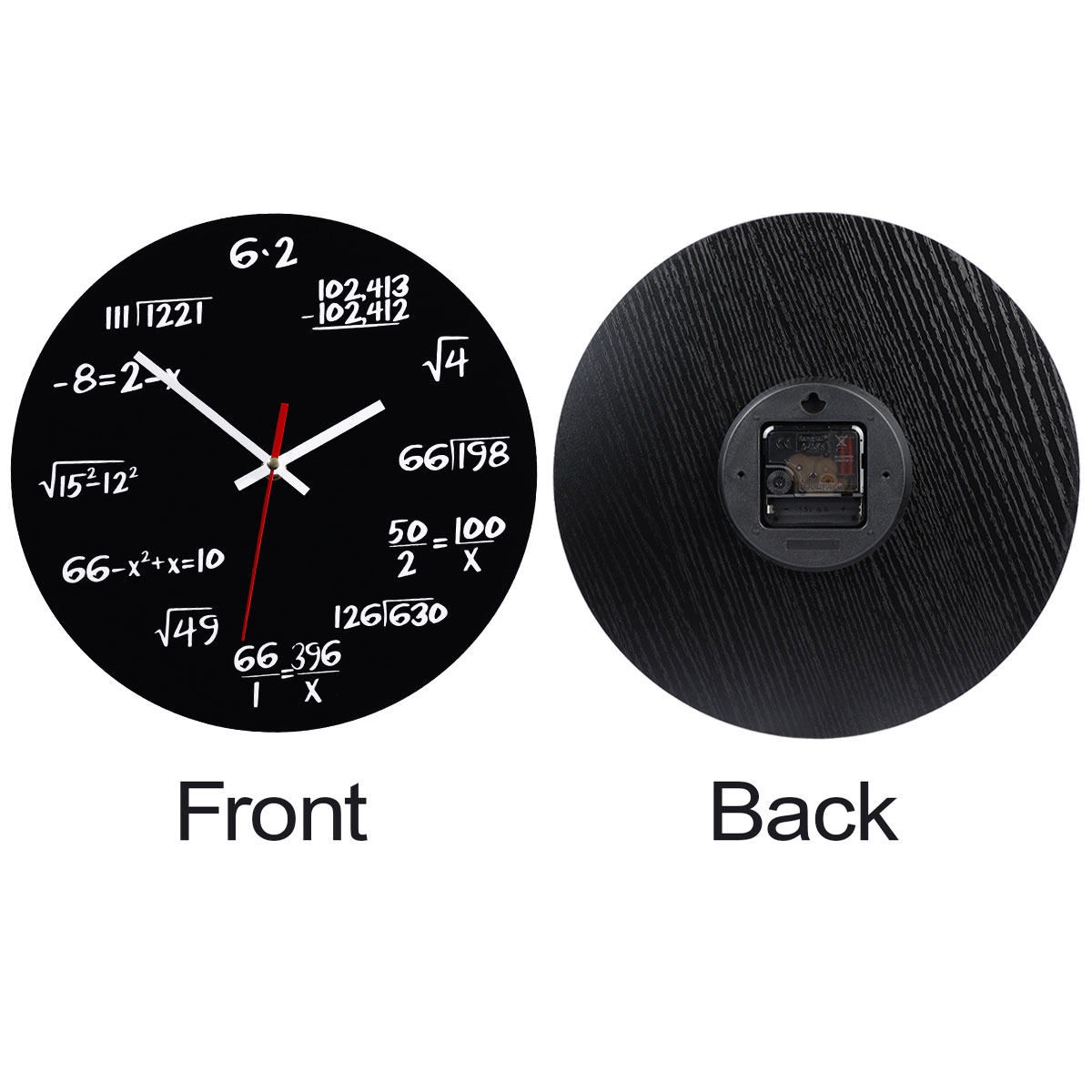 Wooden Wall Clock Creative Mat - Home Decor Quiz review and price