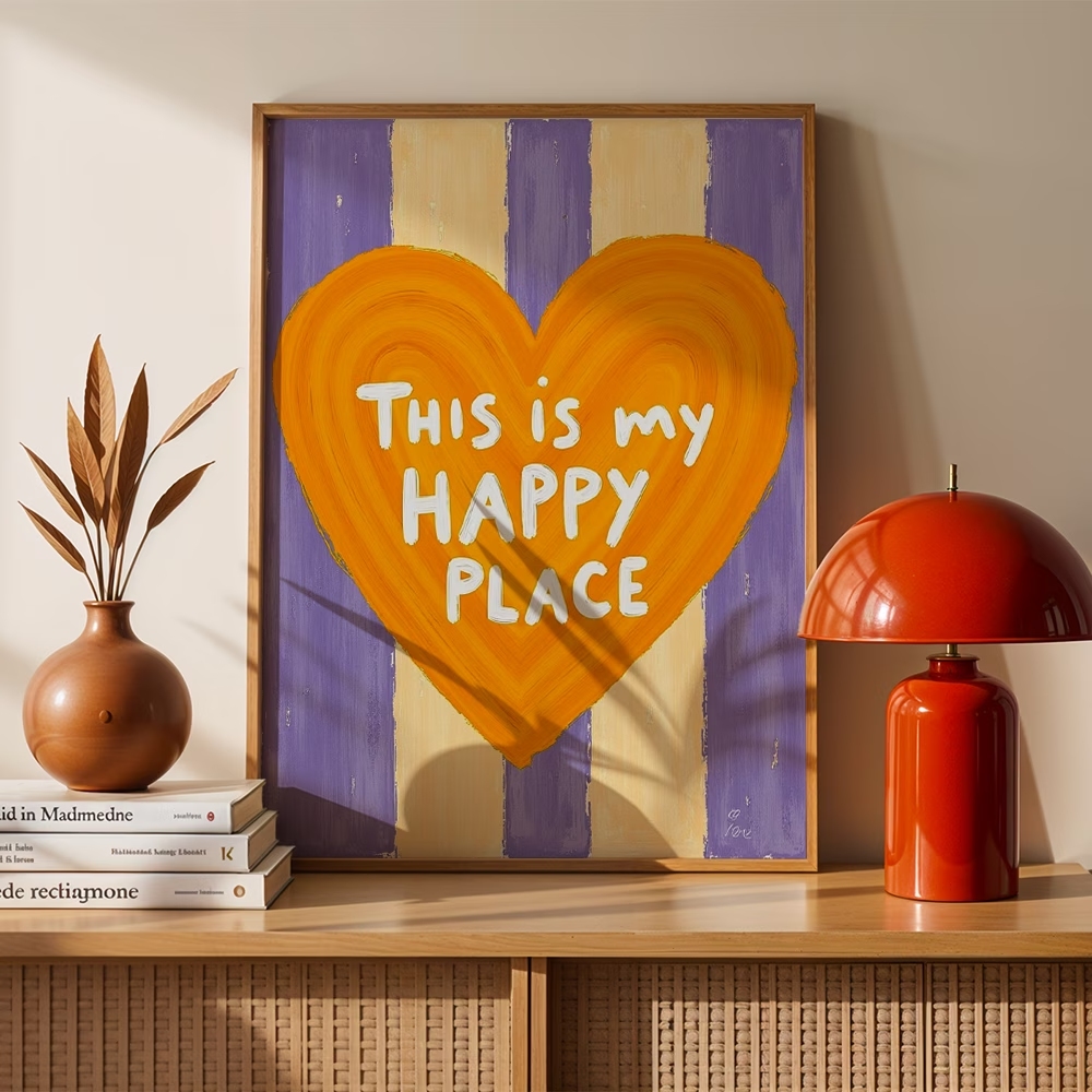 Modern,Retro This Is My Happy  - Home Decor Nz review and price