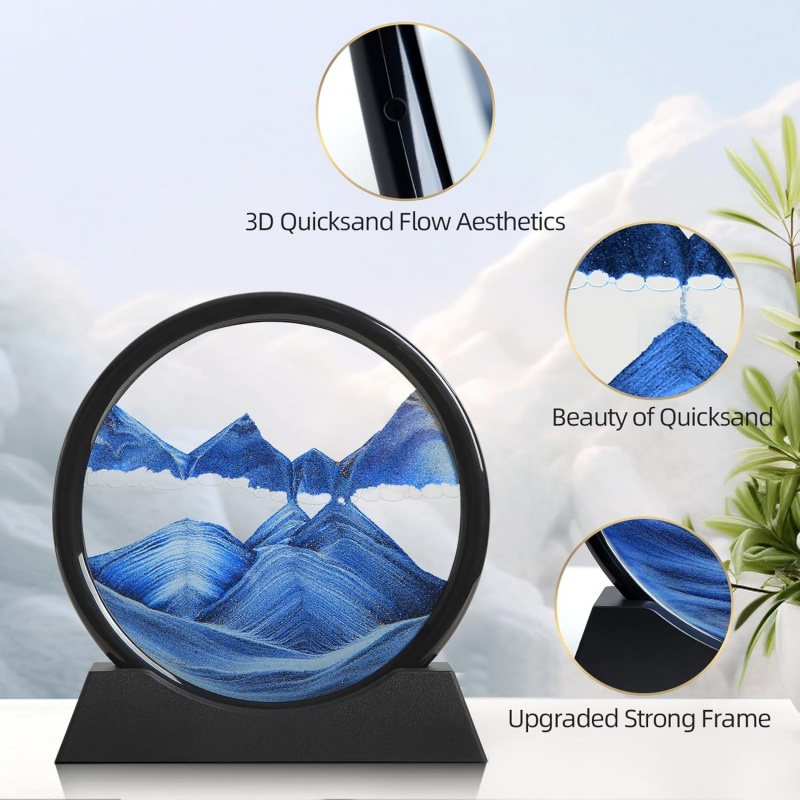 3D Hourglass Quicksand Moving  - Sand Art Picture review and price