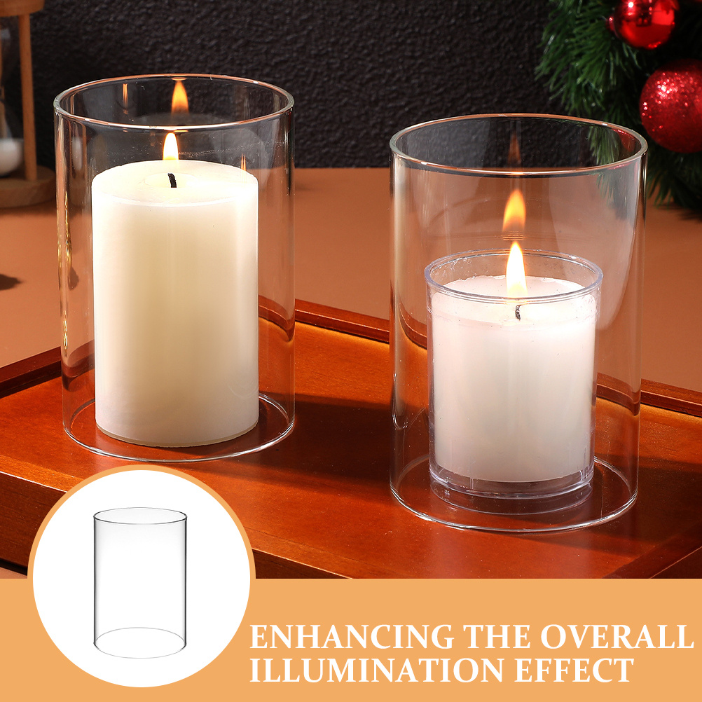 3Pcs Glass Cover Transparent C - Home Decor Trends review and price