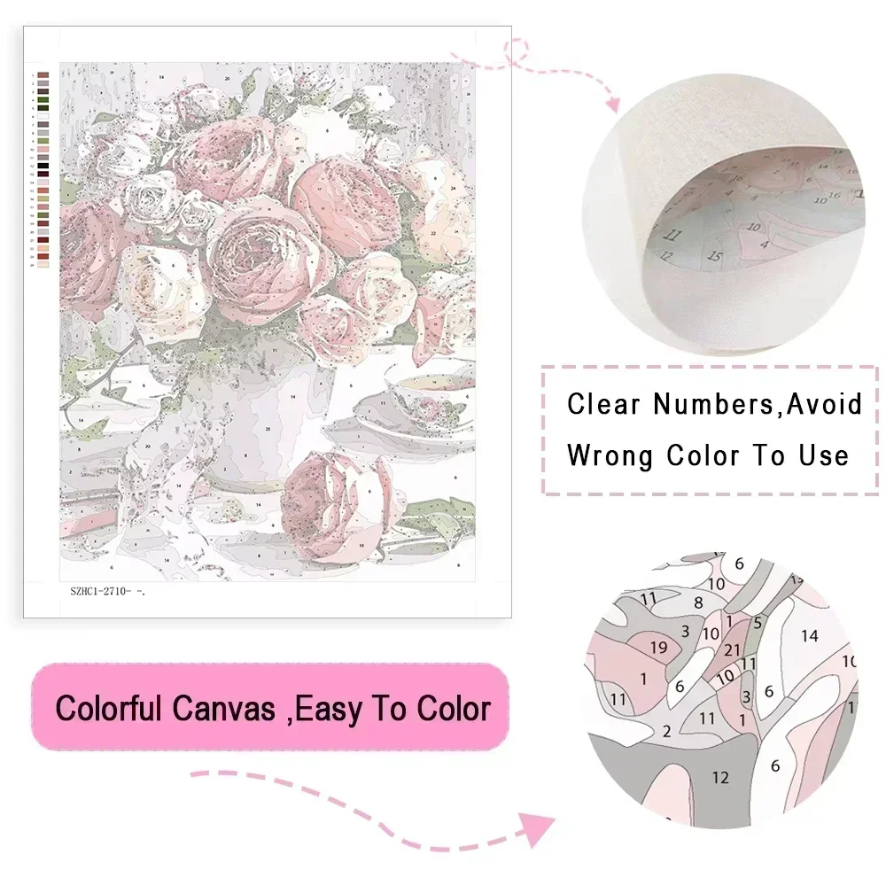 DIY Oil Painting By Number Fan - Home Decor Tokyo review and price