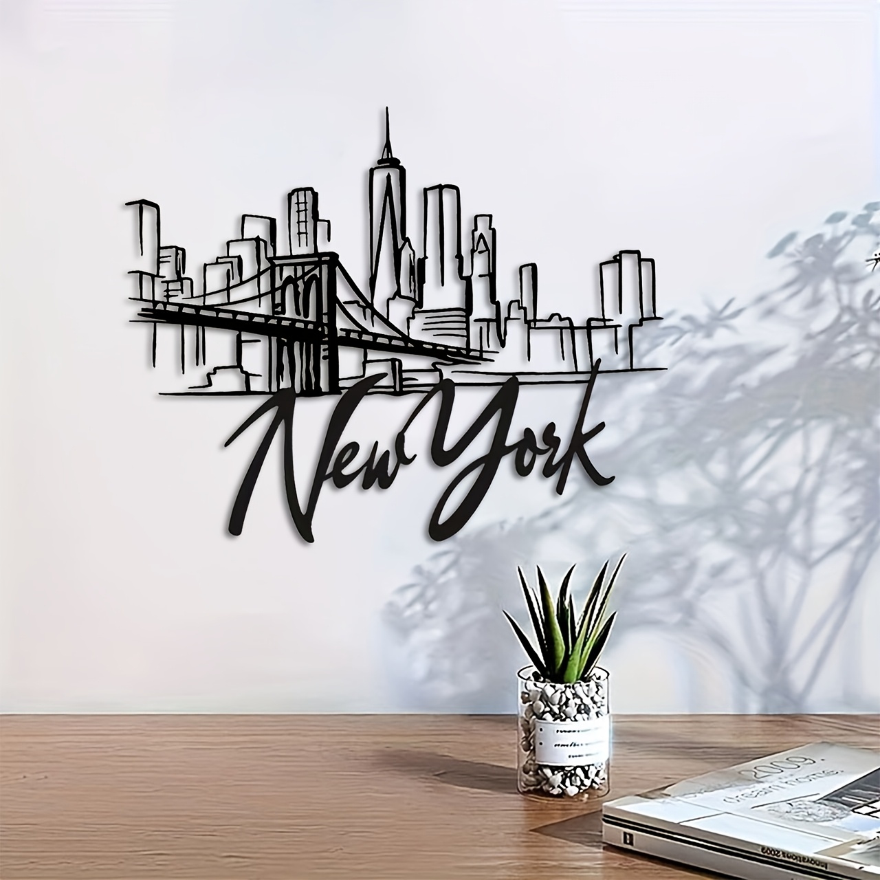 CIFBUY Metal Wall Art New York - Home Decor New York review and price