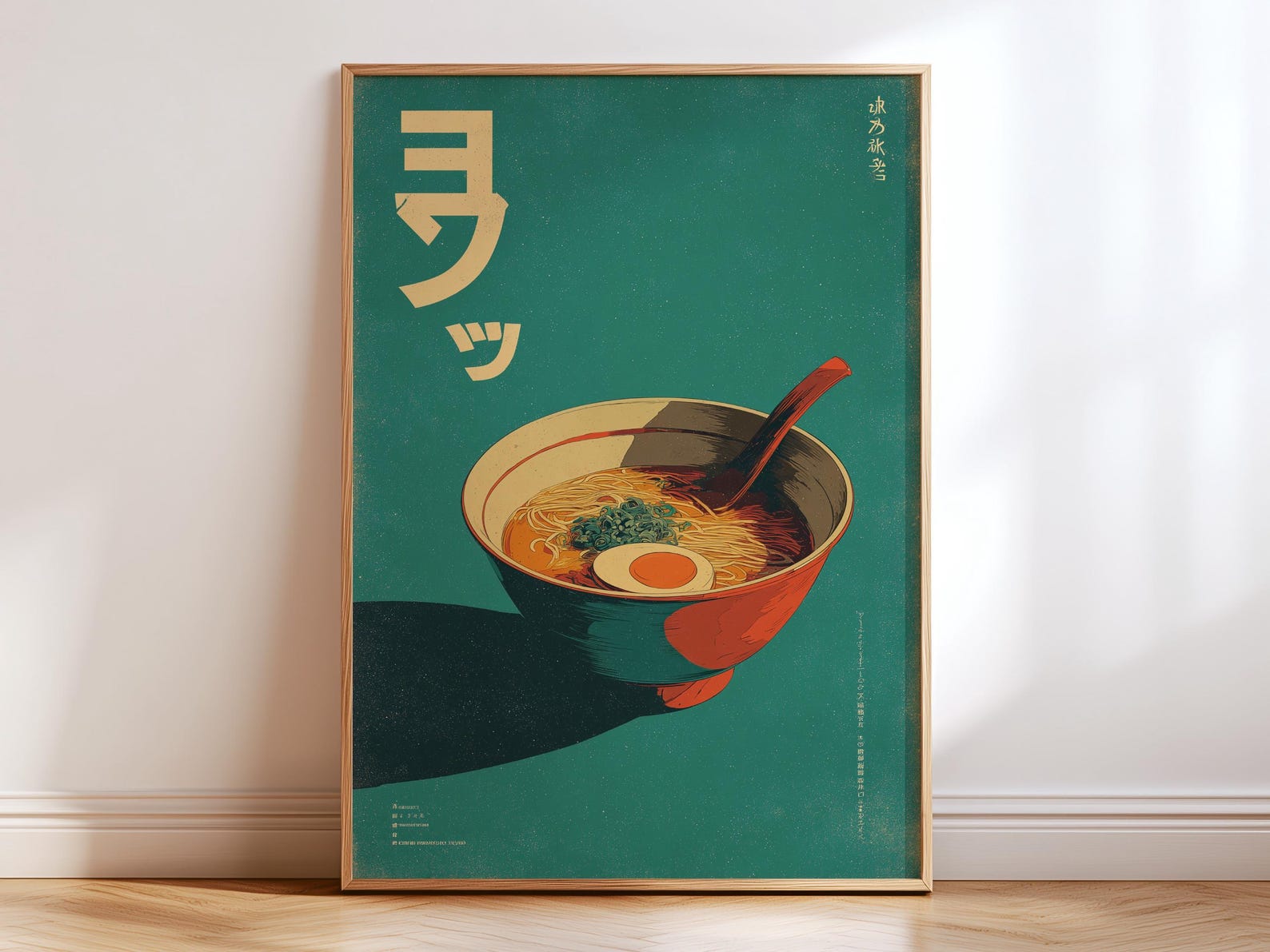 Retro Japanese Ramen Canvas Ar - Home Decor Minimalist Style review and price