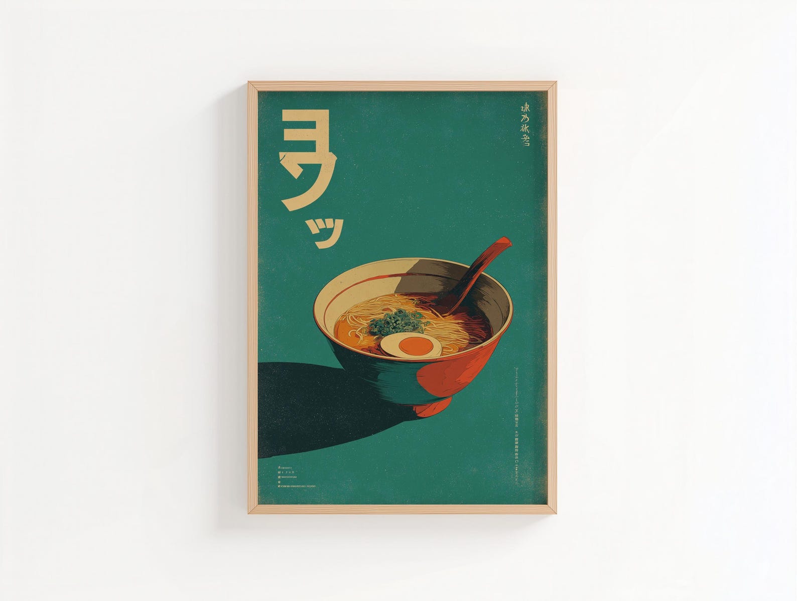 Retro Japanese Ramen Canvas Ar - Home Decor Minimalist Style review and price