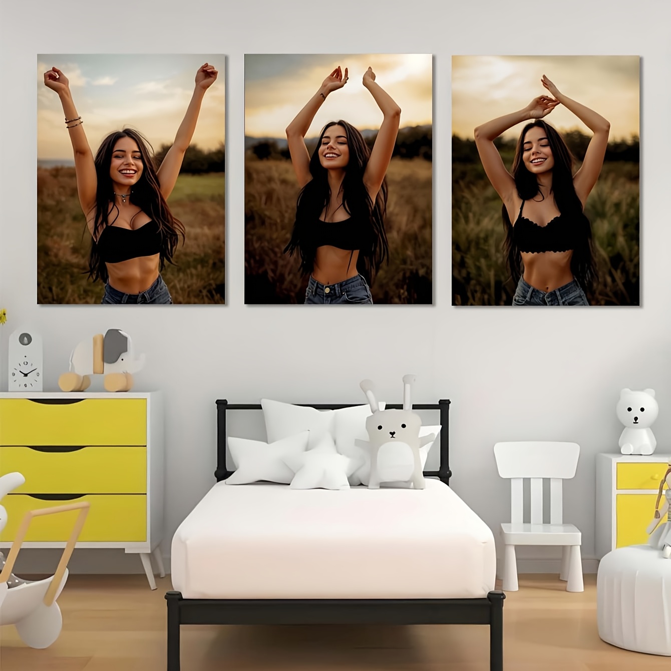 Customize any 3 photos you des - Home Decor Wall Pictures review and price