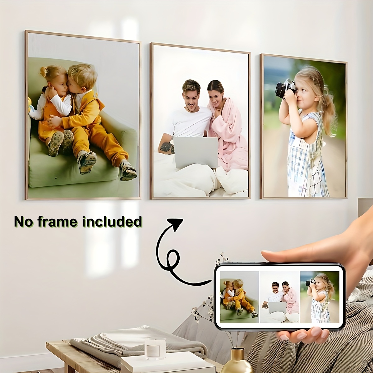 Customize any 3 photos you des - Home Decor Wall Pictures review and price