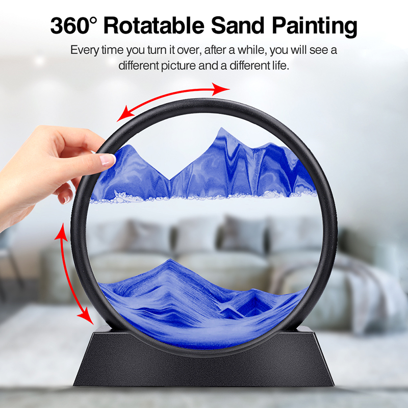 Moving Sand Art Picture Round  - Sand Art Picture review and price