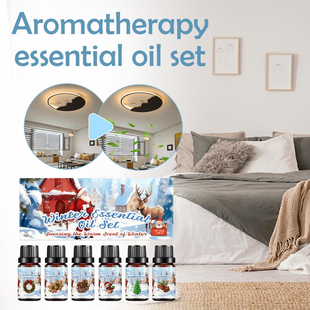 Winter Essential Oil Set 6PCS* - Home Decor Xmas Gifts review and price