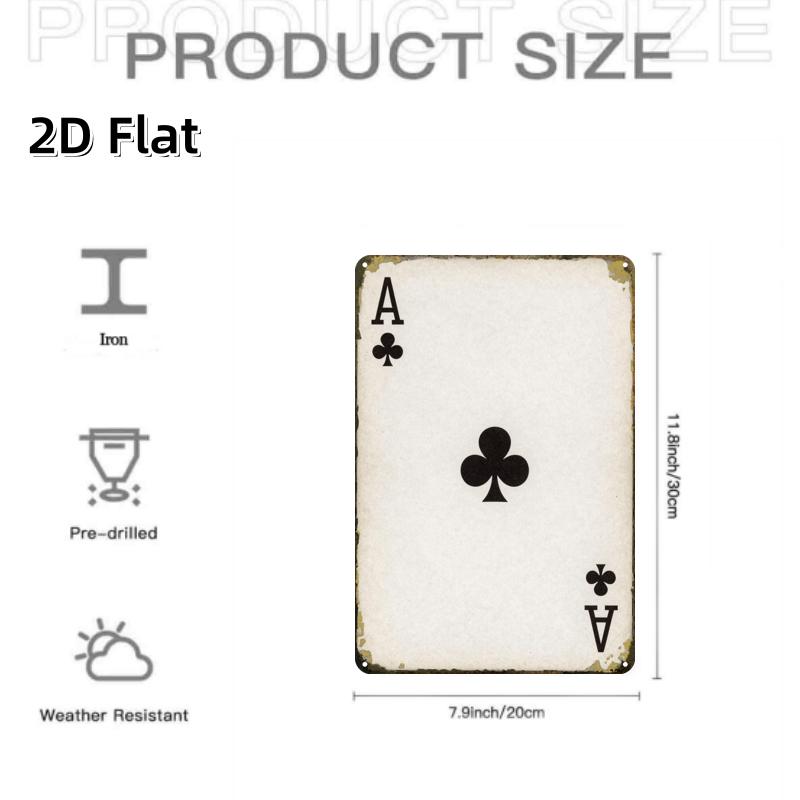 2D Metal Sign Black Spade A Ca - Home Decor Minimalist Style review and price