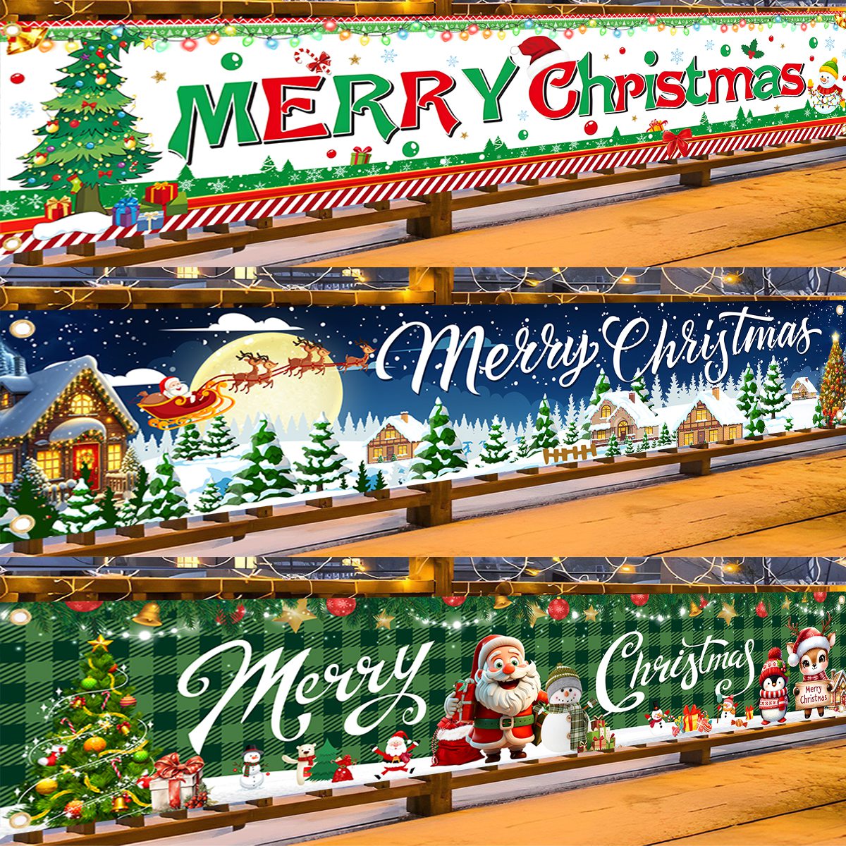 Christmas Tree Banner Christma - Home Decor Xmas Gifts review and price