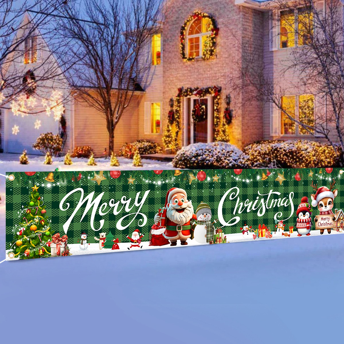 Christmas Tree Banner Christma - Home Decor Xmas Gifts review and price