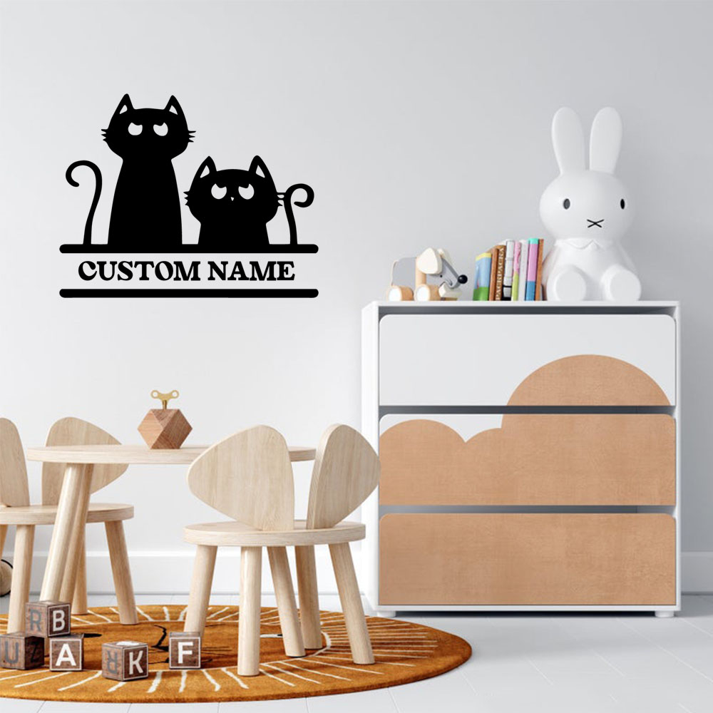 1PC Cartoon Cat Customizable T - Home Decor Wallpaper review and price